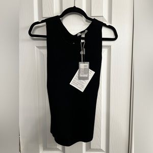 NWT Autumn Cashmere black open back Size L